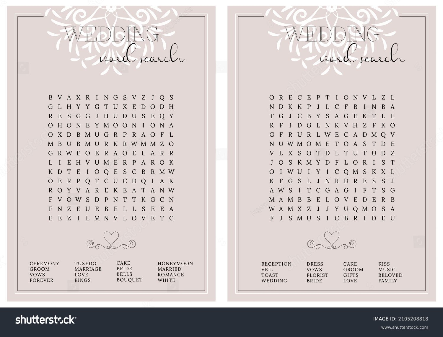 2 Hundred Wedding Word Search Royalty Free Images Stock Photos Pictures Shutterstock
