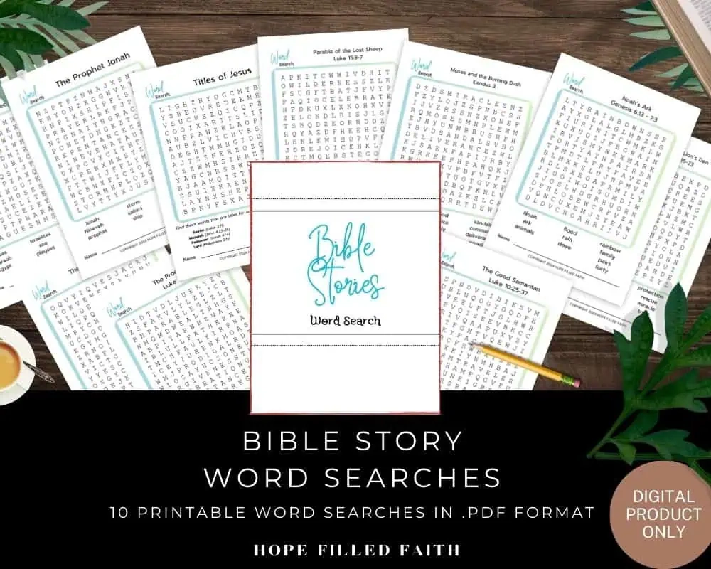 30 Great Options For Christian Word Search Printable