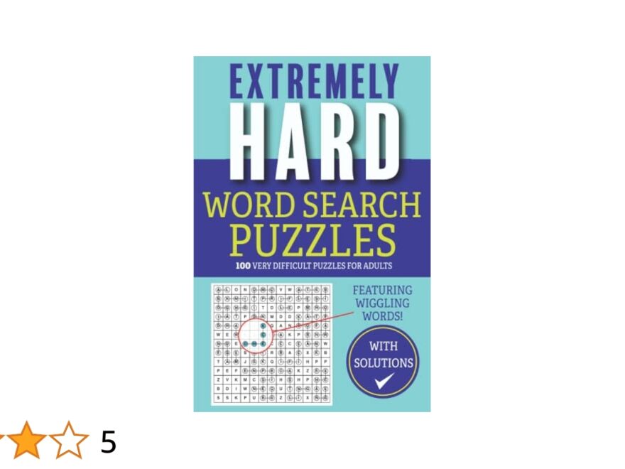 Amazon Extremely Hard Word Search Puzzles Featuring Wiggling Words Rather Than The Usual Straight line Answers 9798833538326 Media Clarity Books