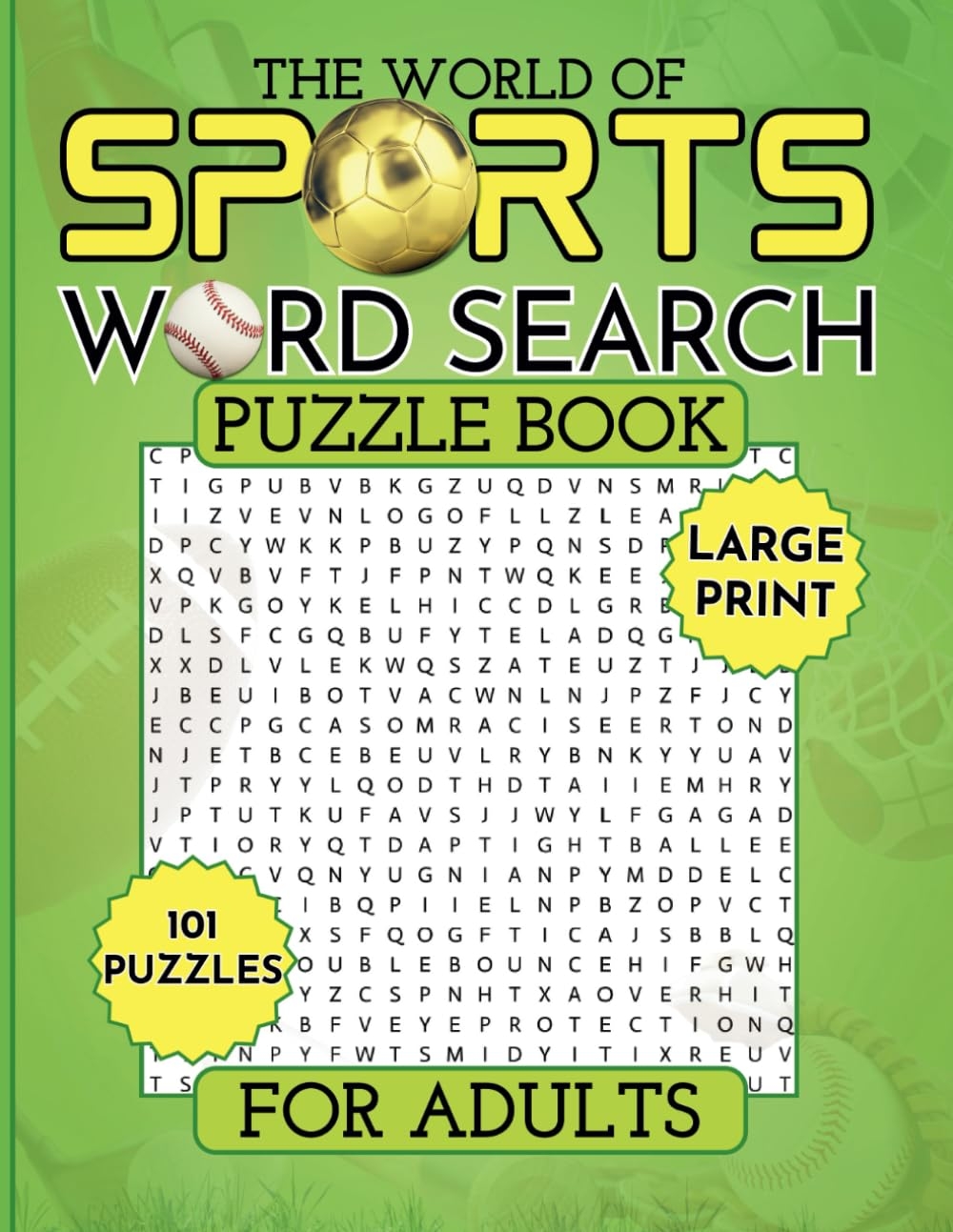 Amazon The World Of Sports A Word Search Book For Adults 101 Large Print Fun And Entertaining Puzzles For All Sport Enthusiasts With 2000 Words To Find Word Search Puzzles 9798865791454 
