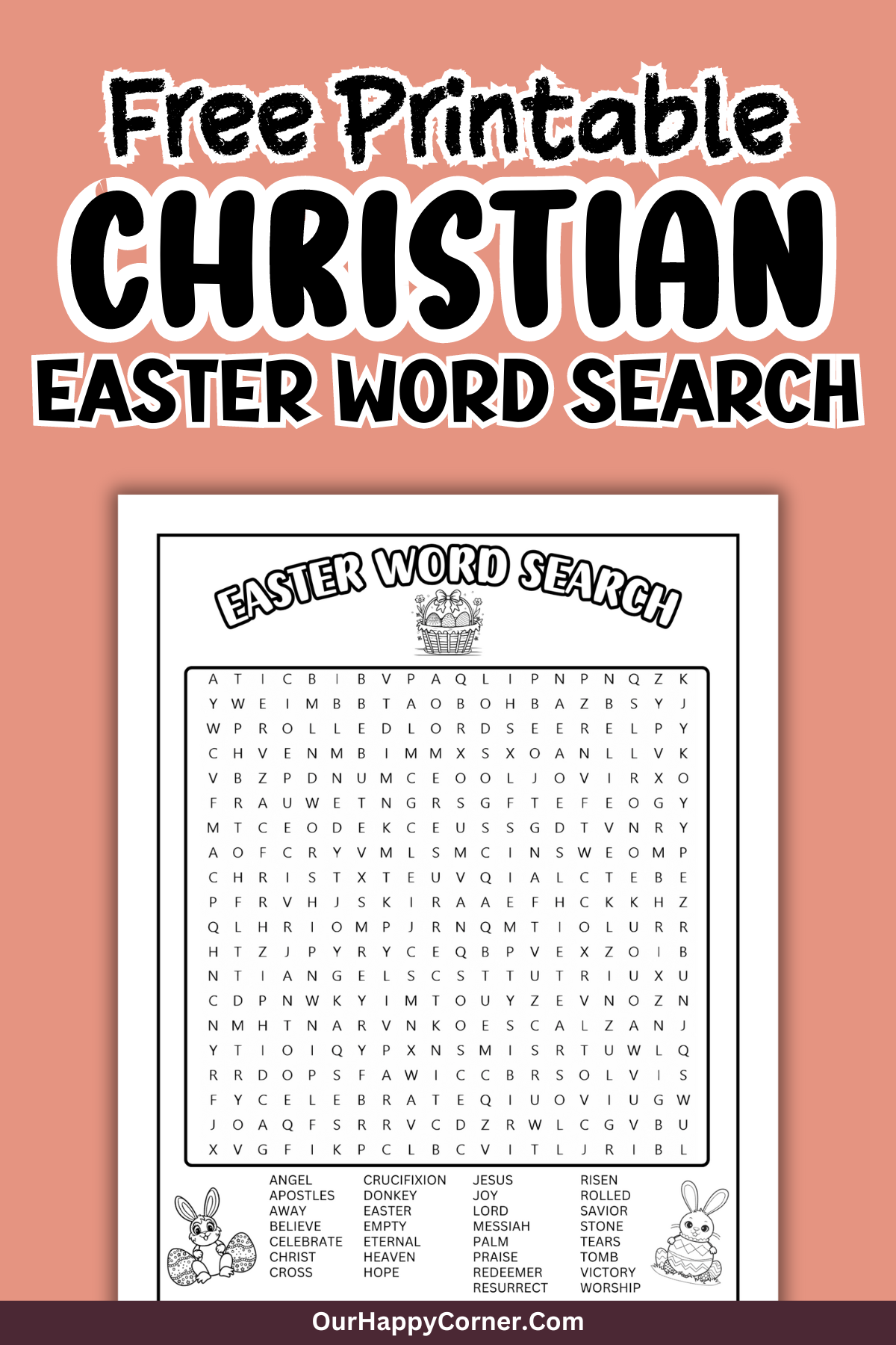 Bible Word Search Puzzles Free Printables Our Happy Corner
