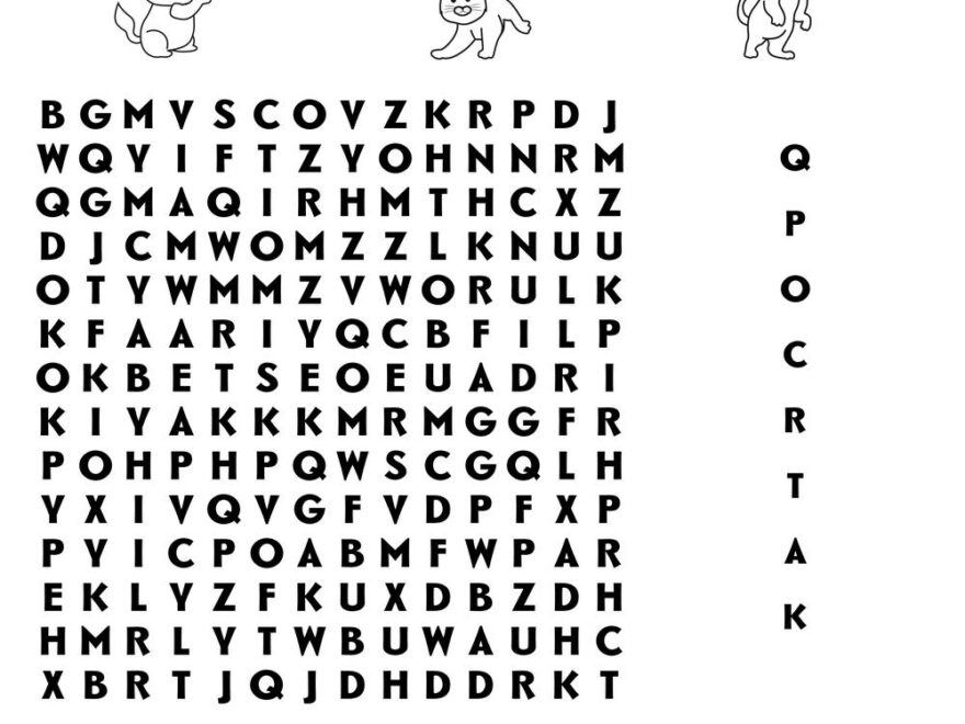Cat themed Word Searches Beeloo Printable Crafts And Activities For Kids