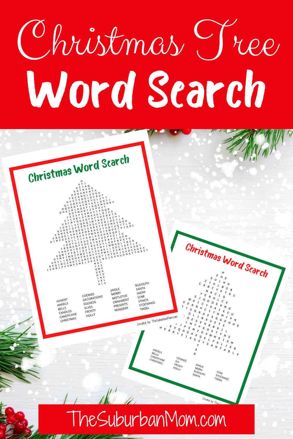 Word Search Christmas Printable Free