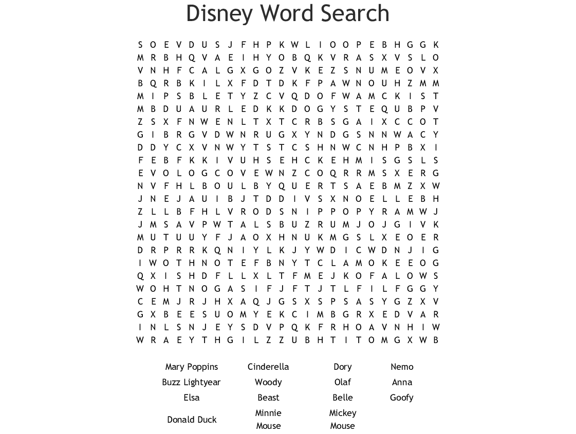 Word Search Hard Printable Free