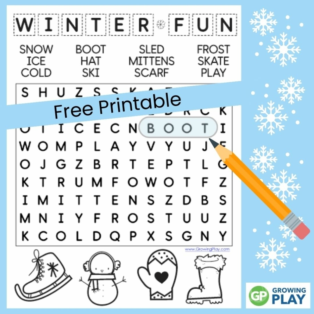 Word Search Printable Easy