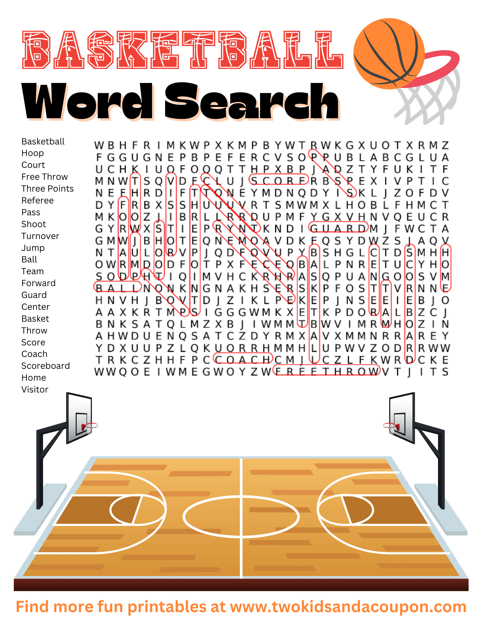 Printable Word Search With Answers