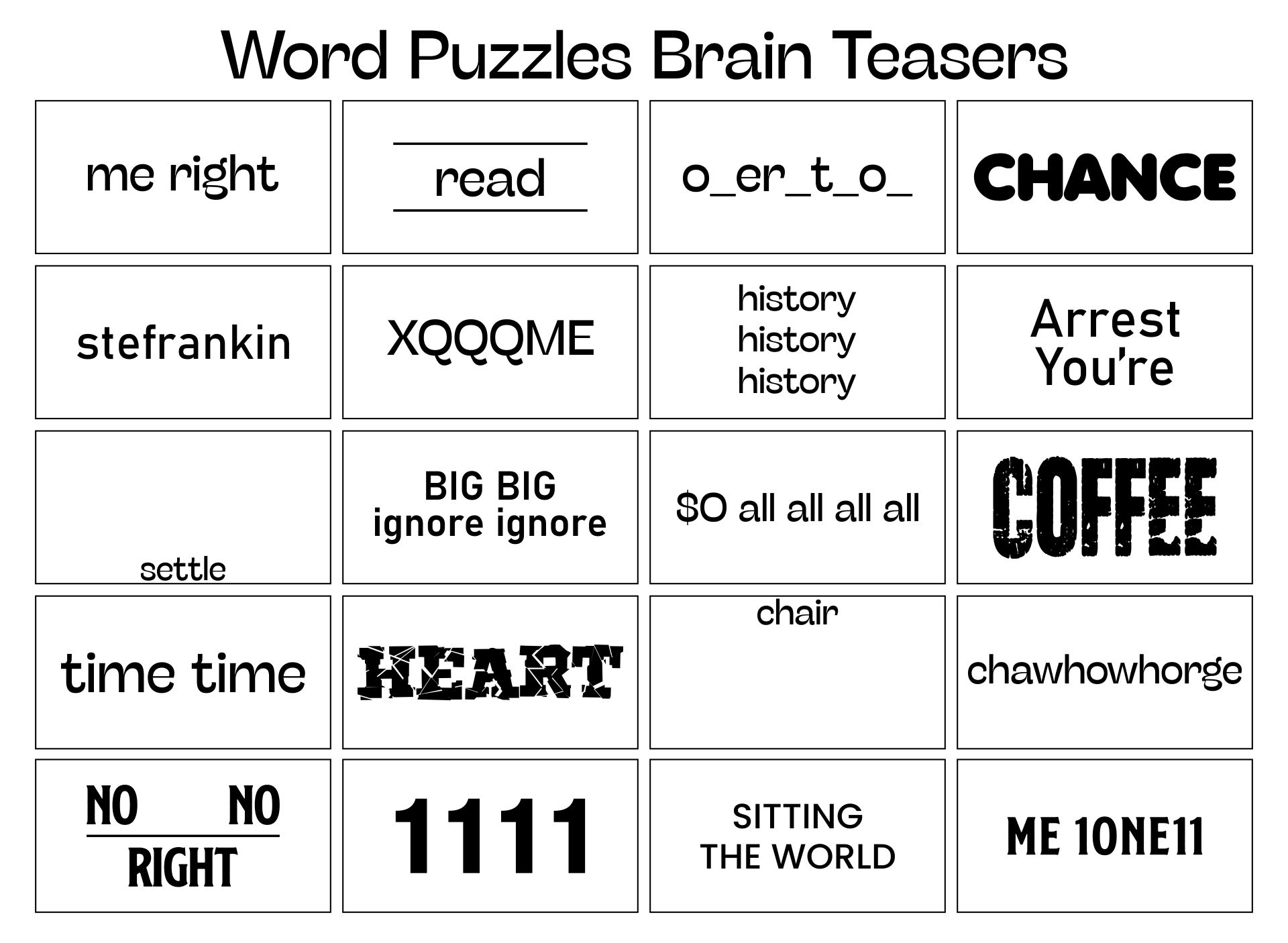 Word Search Puzzles Printable Brain Teasers For Kids