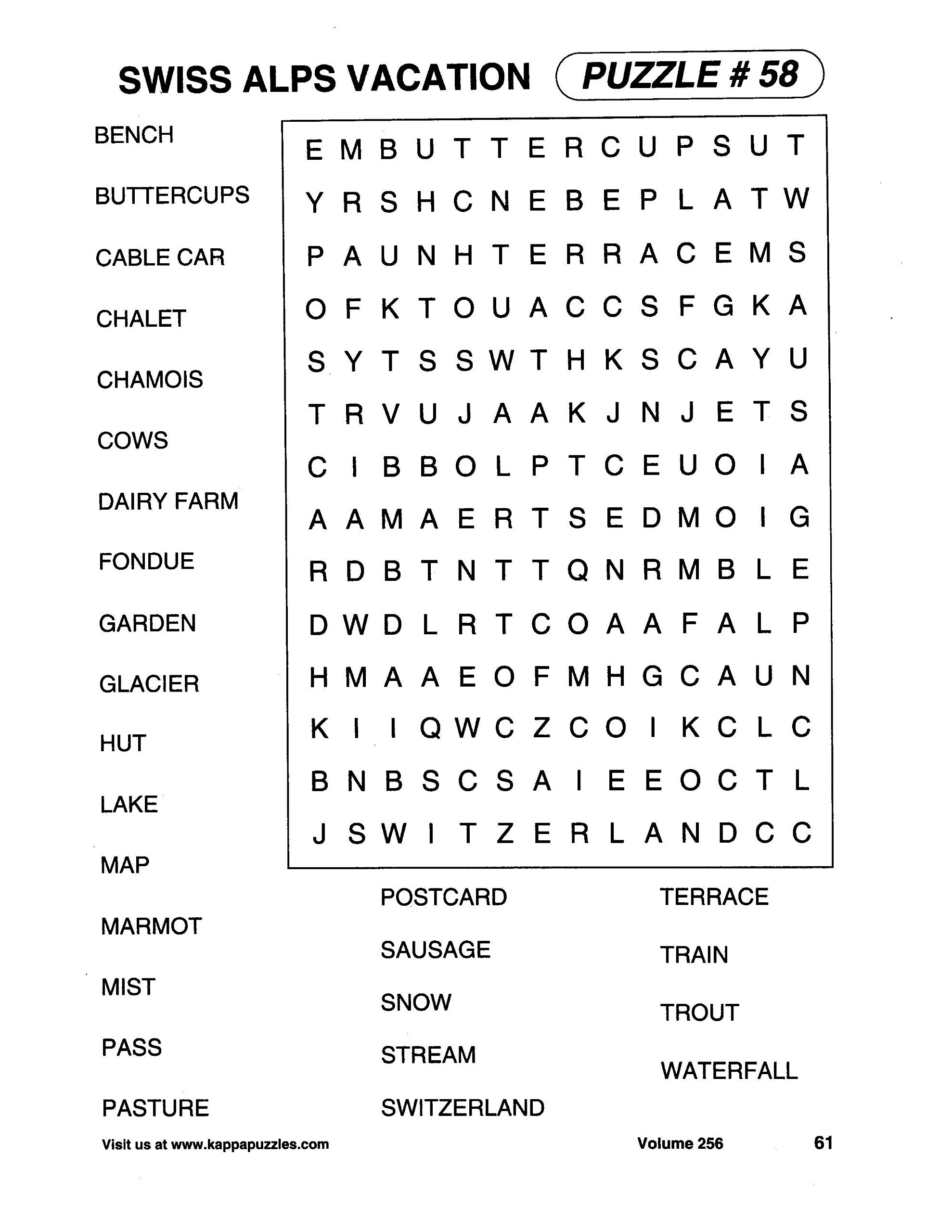 KAPPA Super Saver LARGE PRINT Word Search Puzzle Pack Pack Of 6 Full Size Books KAPPA BOOKS