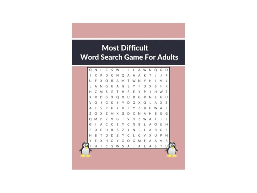 Most Difficult Word Search Game For Adults Crosswords Word Searches And More Ultimate Brain Health Puzzle Books Caesar Kyrillos 9798355449568 Amazon Books