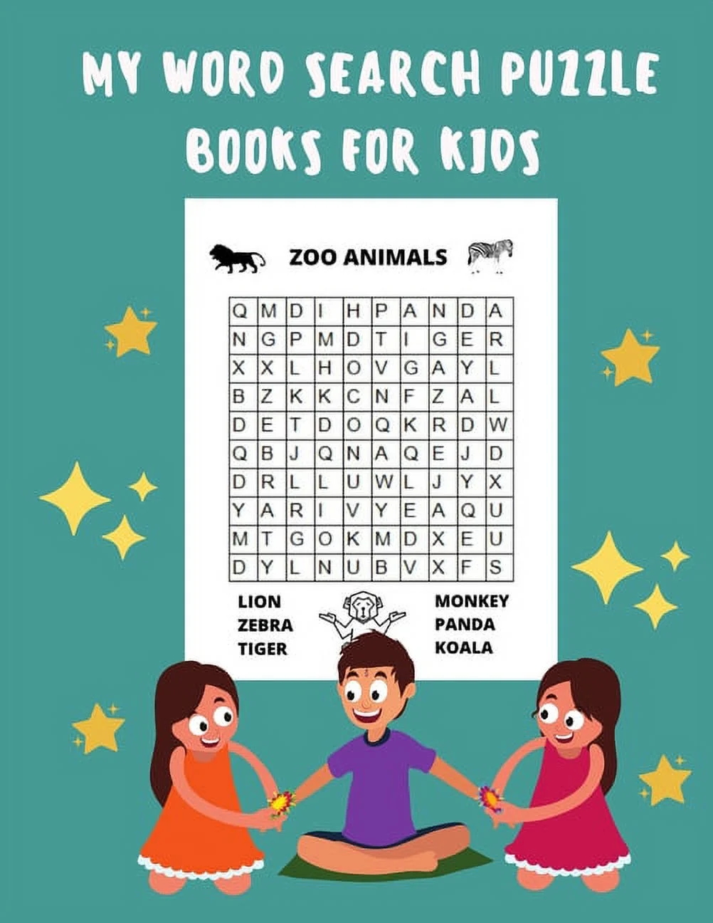 My Word Search Puzzle Books For Kids 60 Large Print Word Search Puzzles Wordsearch Kids Activity Workbooks Ages 6 7 8 Paperback Walmart