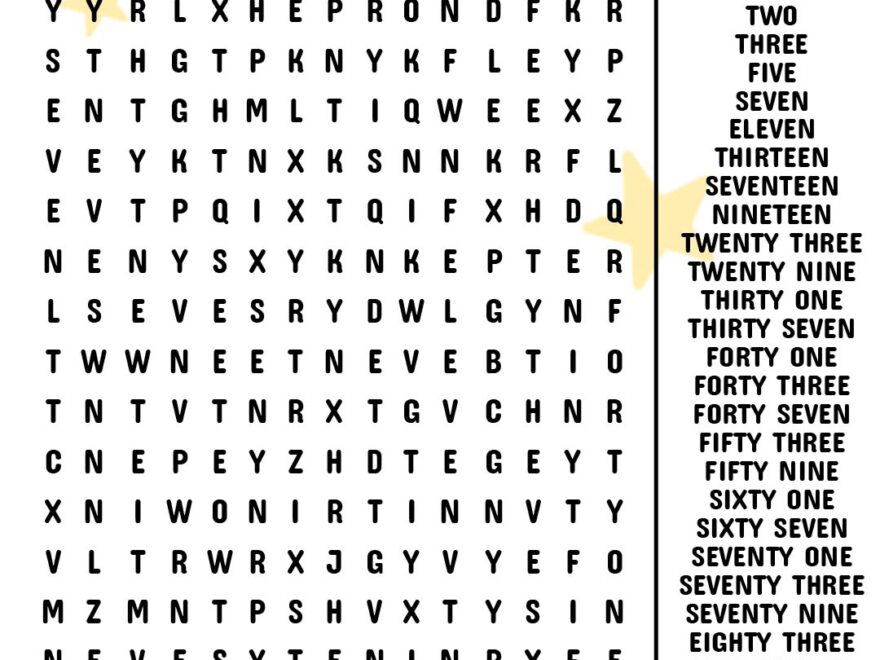 Number Searches 1 100 10 Free PDF Printables Printablee