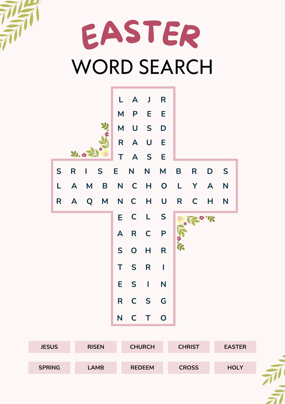 Page 6 Free Printable Word Search Worksheet Templates Canva