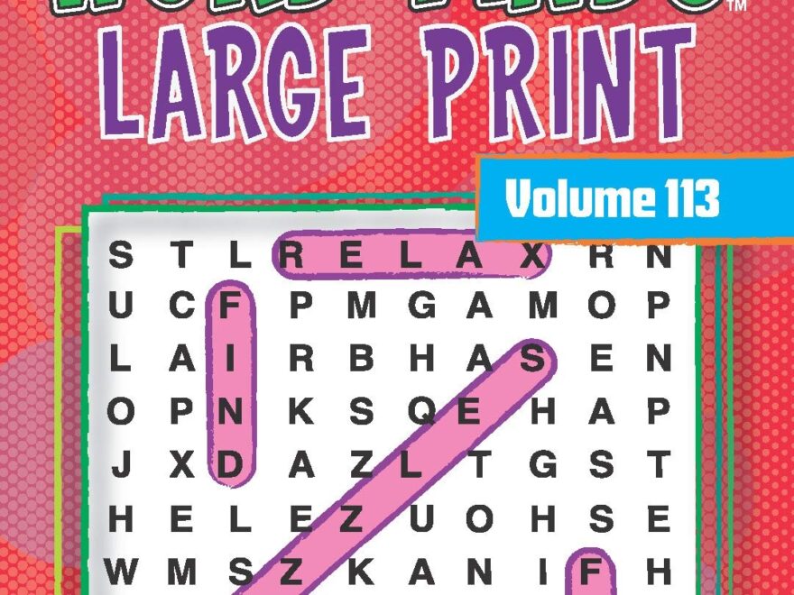 Pocket Puzzle Large Print Word Finds Puzzle Book Word Search Volume 143 KAPPA BOOKS