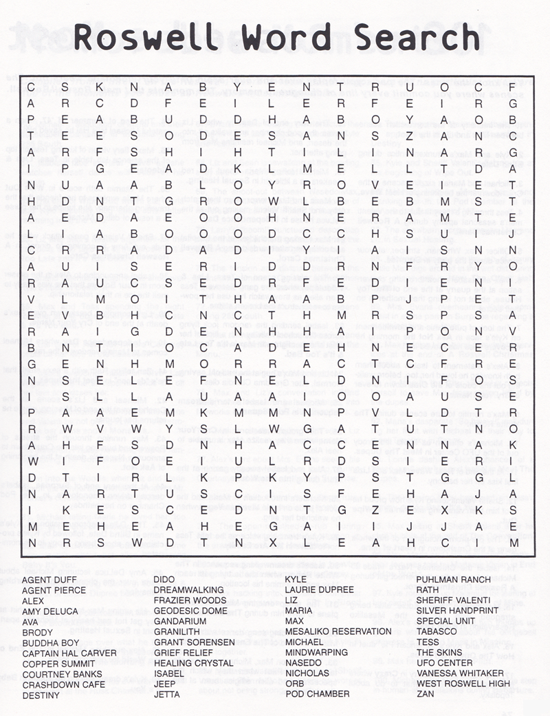 Word Searches Online Printable
