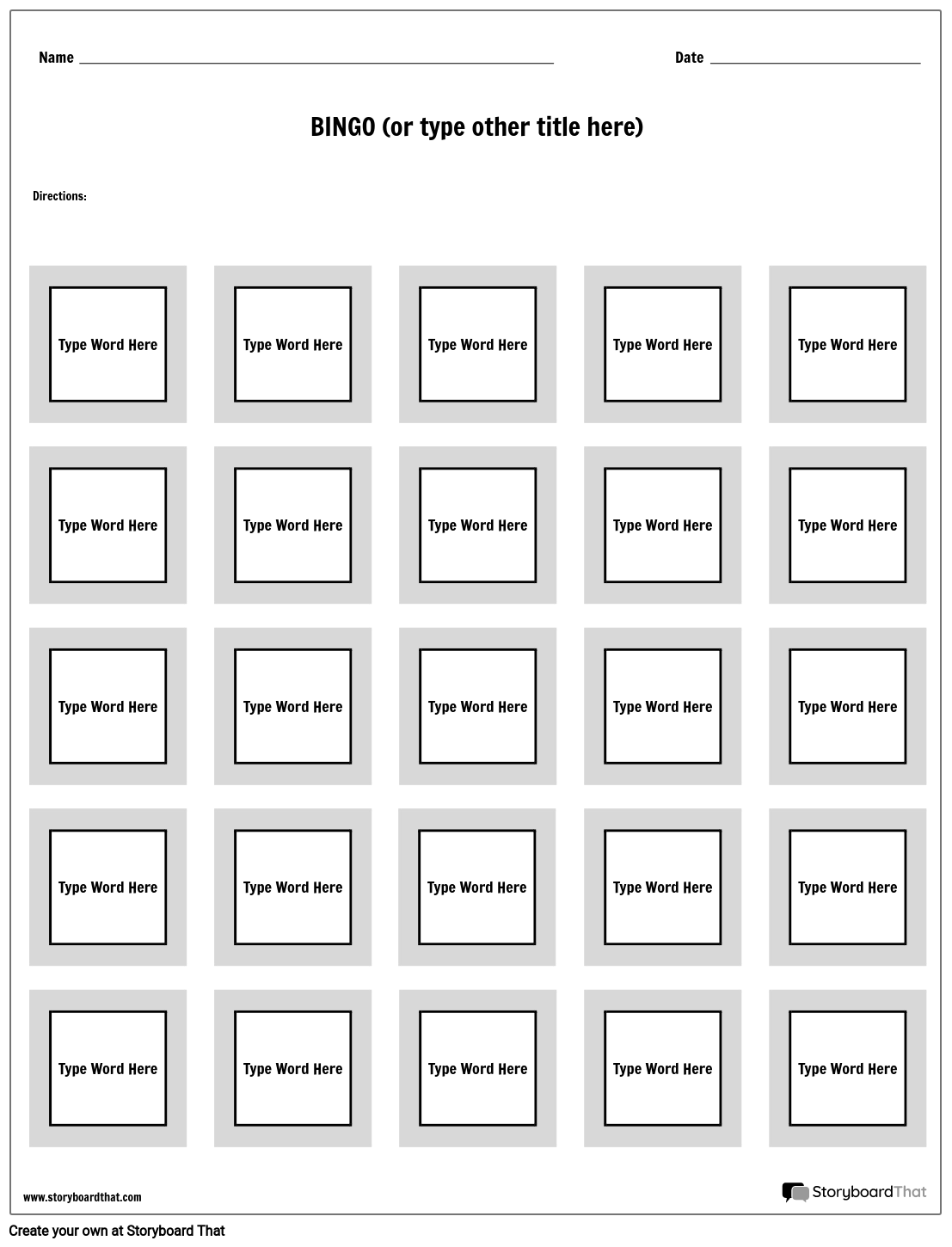 Storyboard That Free Worksheet Games For Classroom Fun