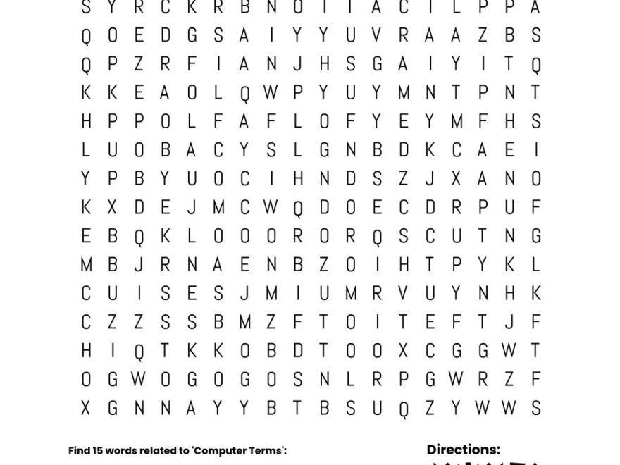 Word Search In Kids Activities 75